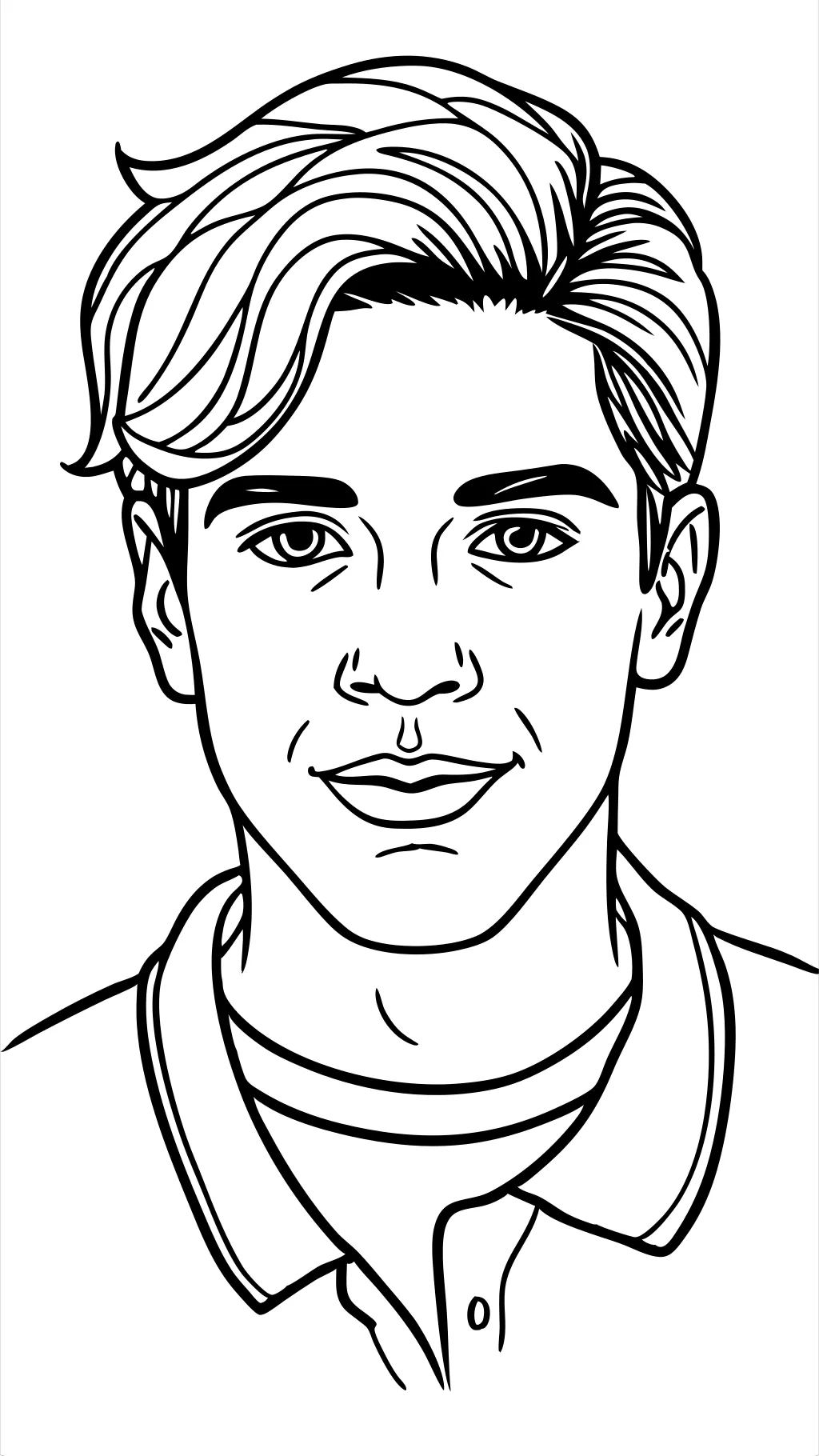 realistic human coloring pages